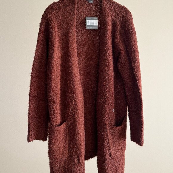 Eddie Bauer Long Brown Moonspun Cardigan NEW w/ tag - Picture 3 of 12